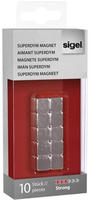 Sigel BA193, SIGEL 10 C5 "Strong" Magnete silber 1,0 x 1,0 x 1,0 cm