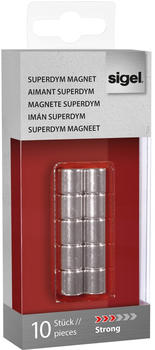 sigel SuperDym C5 GL701 Zylinder 10mm silber 10 St&uuml;ck