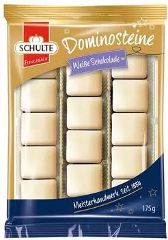 Schulte Dominosteine Weiße Schokolade 175g