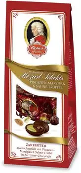 Reber Mozart Schokis Pistazien-Marzipan & Sahne-Trüffel 100g