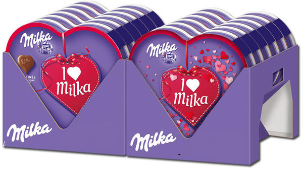 Milka I Love Milka Herz Haselnusscrème (12x44g)
