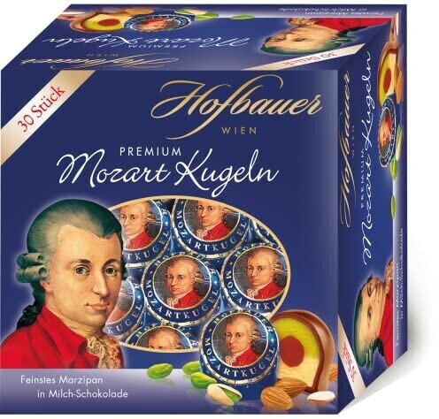 Lindt Hofbauer Wien Mozartkugeln Milchschokolade Box (600g)