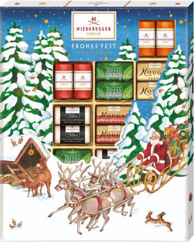 Niederegger Meister-Selektion Frohes Fest Nougat Praliné Schokolade (500g)