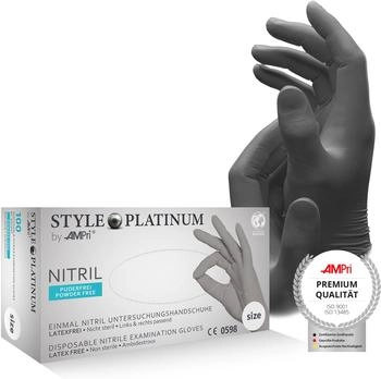 Ampri Nitrilhandschuhe platinum puderfrei S 100 Stk.