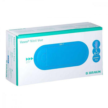 B. Braun Vasco Nitril blue Untersuchungshandschuhe S (150 Stk.)