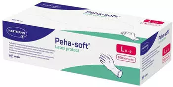 Hartmann Peha-Soft Latex Protect Untersuchungshandschuhe L 100 Stk.