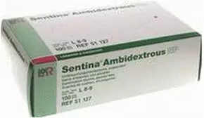 Lohmann & Rauscher Sentina Ambidextrous Latex Handschuhe wei&szlig; L 100 Stk.