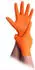 MaiMed Diamond Grip+ Nitril Einmalhandschuhe puderfrei orange L 50 Stk.