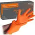 MaiMed Diamond Grip+ Nitril Einmalhandschuhe puderfrei orange L 50 Stk.