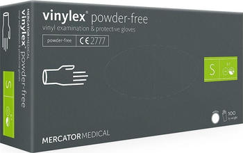 Mercator Medical Vinyl Einweghandschuhe transparent S 100 Stk.