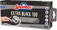 Spontex Einmalhandschuhe Extra Black 100 aus Vinyl Gr. L