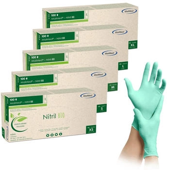 MaiMed MyClean Nitril-Einmalhandschuhe puderfrei Gr. M (50 Stk.)