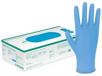 B. Braun Vasco Nitril sky-blue Untersuchungshandschuh unsteril 100 Stk. XL