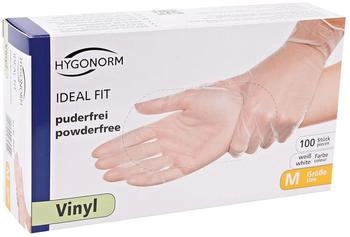 Hygonorm Ideal Fit Vinylhandschuhe puderfrei transparent unisex (26912)