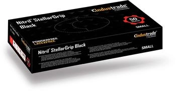 Meditrade Nitril StellarGrip Einmalhandschuhe schwarz (1292S)