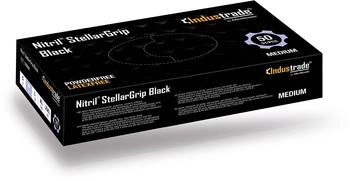 Meditrade Nitril StellarGrip Black Einmalhandschuhe schwarz (1292L/1292M)