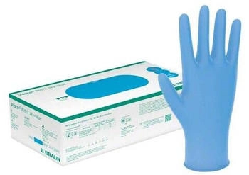 B. Braun Vasco Nitril sky-blue Unt.- / Schutzhandschuhe unste.L