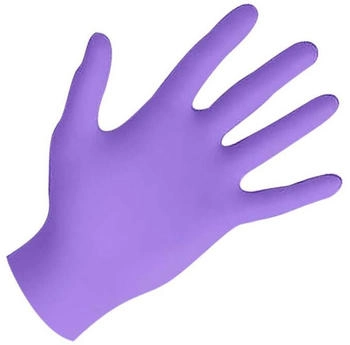 PARAM Einmalhandschuh Nitril unste.puderfrei M violett
