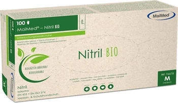 MaiMed 10x -Nitril BIO Gr. XS unst. 100St/B Box (100 Stück)