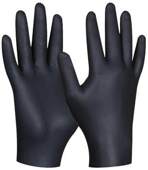 GEBOL Einweghandschuh Black Nitril ungepudert Gr. S 80 St&uuml;ck