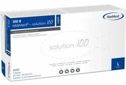 MaiMed solution100 magenta Gr. L unsteril puderfrei Latexfreier Handschuh blau 100St./Box Box (100 Stück)