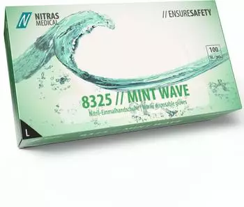 MCD Medical Care Dental Nitril Einweghandschuhe 8325 "MINT WAVE" grün 100er Box