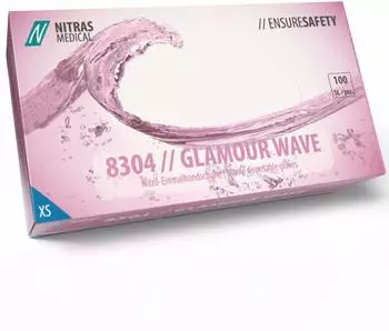 MCD Medical Care Dental Nitril Einweghandschuhe 8304 "GLAMOUR WAVE"