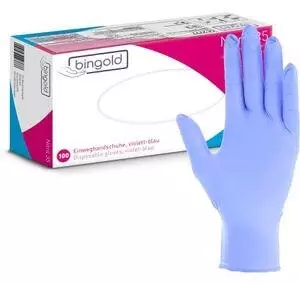 Bingold Bingold Einweghandschuh Nitril 35 602103 XL violett 100 Stück