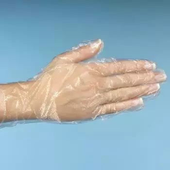 Work-Inn PS Handschuhe PE transparent für Damen M