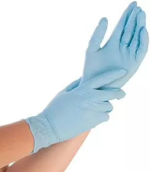 Hygostar Extra Safe Nitrilhandschuhe blau puderfrei VE 1000 Stück 9/L