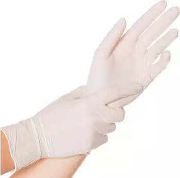 Hygonorm Safe Fit Nitrilhandschuhe weiß puderfrei 200er Box VE 2000 Stück 9/L