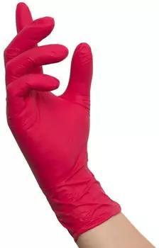 MCD Medical Care Dental 1000 RED WAVE Nitrilhandschuhe Gr. L rot Einweghandschuhe