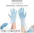 Hygostar Hygostar Nitril-Handschuhe Safe Super Stretch Blau 100 Stück : XL