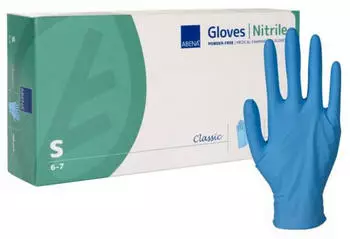 Abena Abena Einmalhandschuhe Nitril Puderfrei in blau S 10x100 Stk.