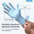 Arnowa RAINBOW NITRIL ICE BLUE Nitrilhandschuhe hellblau puderfrei VE 100 Stück 7/S