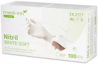 Medi-Inn Nitril white soft Einmalhandschuhe, wei&szlig;, puderfrei, Gr. XL 1000 St