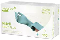 Medi-Inn Nitril Mint Plus Einmalhandschuhe puderfrei, Gr. M 1000 St