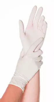 Hygonorm Hygonorm Latex Handschuhe "Skin Light" Wei&szlig; 100 St&uuml;ck : M