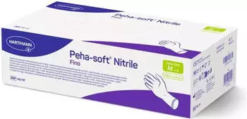 Hartmann 10x Peha-soft nitrile fino Einweghandschuhe puderfrei M / Blau B06XR9LVKS Packung (150 Stück)