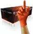 Unigloves 1000 Protect Nitrilhandschuhe orange Gr. L Einweghandschuhe