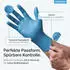 Arnowa CLASSIC NITRIL BLUE 200er Nitrilhandschuhe blau puderfrei VE 200 Stück 7/S