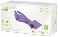 Medi-Inn Nitril Purple Einmalhandschuhe, lila, puderfrei, Gr. M 1000 St