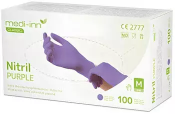 Medi-Inn Einmalhandschuhe Nitril purple puderfrei VE 1000 St&uuml;ck M