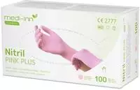 Medi-Inn Nitril Pink Plus Einmalhandschuhe, puderfrei, Gr. M 1000 St