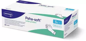 Hartmann Peha-soft Einmalhandschuhe Latex Protect puderfrei VE 1000 St&uuml;ck S