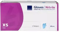 Abena Nitril Handschuh Classic Blau S 200 St