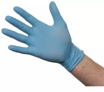 Chefgastro Nitrilhandschuhe puderfrei blau S (100 St&uuml;ck)