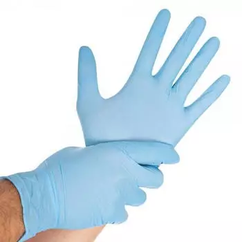 Hygostar Safe Light Nitrilhandschuhe blau puderfrei VE 1000 St&uuml;ck 11/XXL