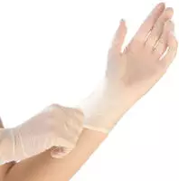 FRANZ MENSCH Hygonorm Vinylhandschuhe Ideal Light, transparent, Gr. 11/XXL 
