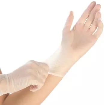 Hygonorm Franz Mensch Vinylhandschuhe IDEAL LIGHT puderfrei wei&szlig; 10 x 100 St&uuml;ck Gr&ouml;&szlig;e XXL
